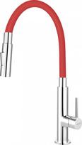 Virtuvinis maišytuvas Ferro Zumba Slim 2F stovintis Red (BZA43R) | BZA43R | 5902194996129