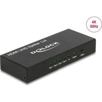 DELOCK HDMI Splitter 1 Eingang -> 4 Ausgänge 4K | 18684 | 4043619186846