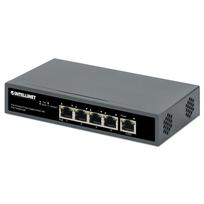 INTELLINET 4-Port Gigabit+1GE (PD) High PoE Switch | 561808 | 0766623561808