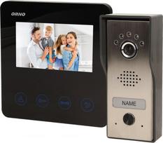 Orno Komplektas vaizdo domofono be ragelio, spalvotas, LCD 4,3, Black, DUX | OR-VID-MT-1050 | 5901477339424