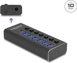 Delock 7Port USB Hub mit 3 Ports 10Gbps und 4 SchnellladeP | 64326 | 4043619643264