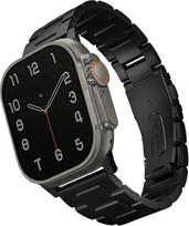 Uniq UNIQ siksna Apple Watch 42/44/45/49mm Series 1/2/3/4/5/6/7/8/9/SE/SE2/Ultra/Ultra 2 iš nerūdijančio plieno Black/Midnight Black | 8886463684634 | 8886463684634