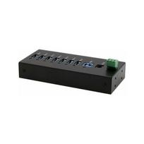 Exsys EXSYS EX-11247HMS 7 prievadų USB 3.2 Gen 1 HUB Din-bėgelio rinkinys ir sieninis VIA VL813 lustų rinkinys | 4718359112478 | 4718359112478