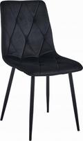 Leobert Kėdė LIBRA - black aksomas / black kojos x 4 | model_3835_4-LIBRA-LUMY82 | 5903332070954