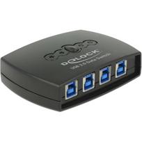DELOCK Sharing Switch USB3.0 4-1 USB-B Bu > USB-A Bu | 87724 | 4043619877249