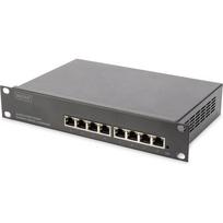 DIGITUS Switch 8-Port  Gigabit          Managed   Black | DN-80117 | 4016032464358