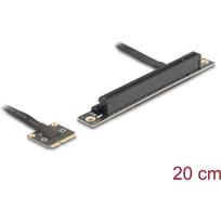 DELOCK adapteris Mini PCIe kištukas į PCIe 3.0 x16 lizdą 90° | 81294 | 4043619812943