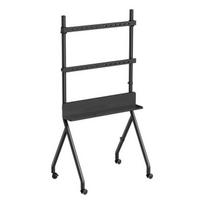 GEMBIRD grindinis televizoriaus stovas 55 - 86 colių Black | TVS-86F-02 | 8716309134149
