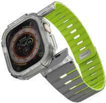 Dirželis su dėklu Skinarma Gemini Apple Watch 49mm niteglow | 8886461247510 | 8886461247510