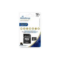 MediaRange SD MicroSD Card 256GB UHS-1 Cl.10 inkl. Adapter | MR946 | 4260664872658