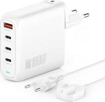 Įkroviklis 4smarts GaN Flex Pro 100W 3 USB-C+1 USB-A White | 544100 | 4252011903870