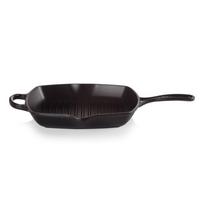 Le Creuset Ketaus grilio keptuvė kvadratinė 26x26cm matinė juoda | 02723784 | 0024147237846