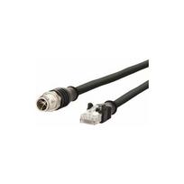 Triton jungiamasis laidas METZ CONNECT M12 vyriškas-RJ45 vyriškas, 4 kontaktų su kodu X, Black, 10 m | 4250184166016 | 4250184166016