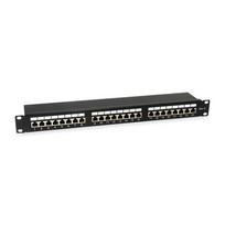 Equip 19" Patchpanel 24xRJ45 Cat6  FTP 1U     250MHz RAL9005 | 326425 | 4015867207147