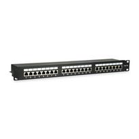 Equip 19" Patchpanel 24xRJ45 Cat5e FTP 1U     100MHz RAL9005 | 327425 | 4015867207451