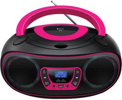 Denver TDB-212 DAB+ Boombox FM/BT/USB/CD/AUX pink | TDB-212P | 5706751079993