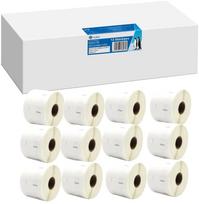 G&G 12x Lipdukai 32mm x 57mm suderinami su Dymo 11354/ s0722540 | RL-D-11354TR-BK/WT-32MM57MM-1 | 6942383160039