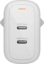 Sieninis įkroviklis - 2x USB-C 45W | CH45EUWH7113 | 5711428071132