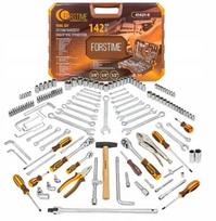 Rinkinys įrankių 142 vnt. 1/4", 3/8" ir 1/2" (šešiakampių) (4-32mm) | FT-41421-5 | 5905101382725
