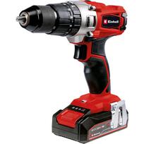 Einhell Power X-Change Akku-Schlagbohrschrauber TE-CD 18/2 Li-i +22, 18Volt (rot/Black, Li-Ionen Akku 2,5Ah, Koffer E-Box Basic + Bit-Bohrer-Set) | 4514220 | 4006825661835