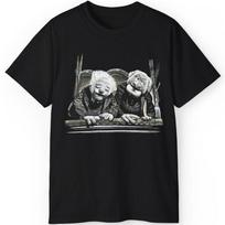 Retro Muppets Statler And Waldorf unisex marškinėliai S-5XL S