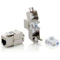 Equip Keystone Jack geschirmt Cat6A LSA Prem.   wzf.8Stk sil Polybeutel | 767221 | 4015867176528