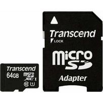Atminties kortelė Transcend MicroSDXC 64GB Class 10 UHS-I (TS64GUSDXC10) | TS64GUSDXC10 | 0760557833673