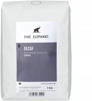 Kavos pupelės Five Elephant Five Elephant Colombia Cauca Be kofeino Plaunamos Etilo acetatu Dekofeinuotos OMNI 1kg | 4260661630091 | 4260661630091