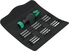 Wera Kraftform Kompakt Vario RA (Black/grün, 7-teilig, mit Ratschenfunktion) | 05051540001 | 4013288234070