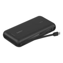 Powerbank RivaCase 20 000 mAh, 30W, wbudowany kabel USB-C, USB-C, USB-A, Black (BPB024HQBK) | BPB024HQBK | 0745883898930