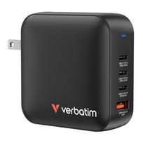 Verbatim Mini-GaN Ladegerät 165W 4 Anschluss (Black) | 32216 | 0023942322160