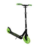 Muuwmi Lights Aliuminio paspirtukas GLOW 215 mm (Black/Green, su šviečiančiais ratukais ir švytėjimo efektu) | 622 | 4260341186221