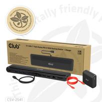 Club3D USB-C 12in1-Dock >DP1.4/2xHDMI/2xUSB-C/ 8K30Hz PD100W retail | CSV-2541 | 8719214473525