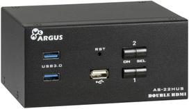 Inter-Tech IPC KVM Switch AC-22HUS HDMI, 4K@60Hz | 88887410 | 4260455649582
