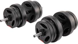 BODY SCULPTURE Rinkinys 2 viename štanga ir hanteliai 40KG BW 7540 | BW 7540 | 5903733010023