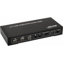 InLine KVM Switch, 2-Fach HDMI 4K2K mit Audio | ZUKV-001 | 4043718258802