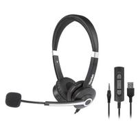 Ausinės BUSINESS BI-AURALE USB IR JACK | HHEADM-UJS | 8000130593412