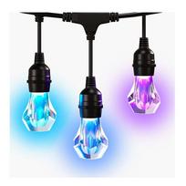 Nanoleaf Nanoleaf Essentials viedos daugiapspalvės lauko girliandos šviesos plėtimo rinkinys - daugiapspalvės lauko lemputės 15 m, 55 Lm/lemputė 24 W 2700 K - 6500 K (Matter technologija) | NF084E00-20SLO | 4897105338314