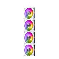 Lüfter XPG HURRICANE MAG 120 (120mm ARGB PWM Fan 4er Pack)WH retail | 75261544 | 4711085948588