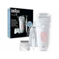 Braun Silk-épil 5-230 (White/Pink, ar bikini trimeriu, skutimosi antgaliu, trimerio antgaliu) | 7500435225007 | 7500435225007