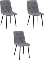 Kėdė LIBRA – dark grey audinys / black kojos x 3 | 5903332092871 | 5903332092871