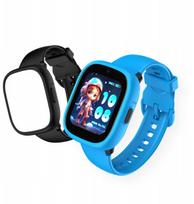 Išmanusis laikrodis Smartwatch GPS Wi-Fi 4G SIM SOS vaikams / Kidoboo / K3 Watchme Gen2 / Kblgk3g2bb / Blue / Black | SB10608 | 5904647829831