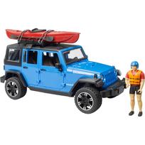 BRUDER Jeep Wrangler Rubicon Unlimited su baidarė ir figūra | 02529 | 4001702025298