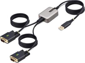 Kabelis StarTech Adap Startech 2-Port USB į serijinį 4m | 2P6FFC-USB-SERIAL | 0065030898379