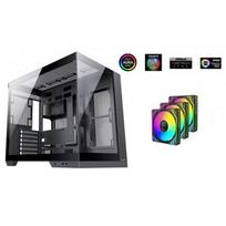 1stCOOL CubeTower DREAMER, ATX korpusas, 3x ARGB ventiliatorius + radiatorius, USB3.0, USB-C, Black | CT-DREAMER-AU-USB3-CA | 8594192891673