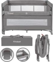Kelioninė lovelė Kidwell dviaukštė Blissy Lift Gray | LOTUBLI01A3 | 5901130105182