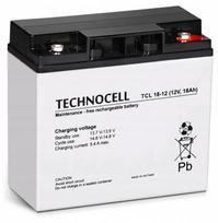 Akumuliatorius AGM 12V 18Ah TCL18-12 TECHNOCELL | TCL18-12 | 5902367817794