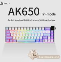 Mechaninė žaidimų klaviatūra AK650 Dream Weaver Switch Purple-White-Blue-3 model-RGB | AK650-DW-PWB | 6976412984204