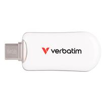VERBATIM PLECTRA USB-C USB atmintinė White 64GB | 30228V | 0023942302285