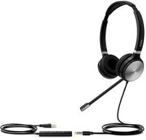 Yealink UH34 SE Stereo/Dual UC USB-A Laidinės galvos juostos ausinės Skambučiams/muzikai USB tipo A Black | 1308034 | 6938818308046